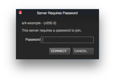 ARK Server Password