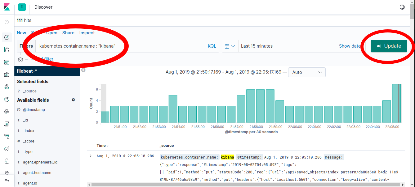 Kibana Filter