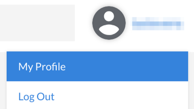 Select 'My Profile'