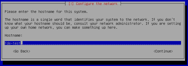 Debian 8 Hostname Setting