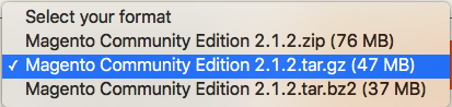 Select the option ending in ".tar.gz"
